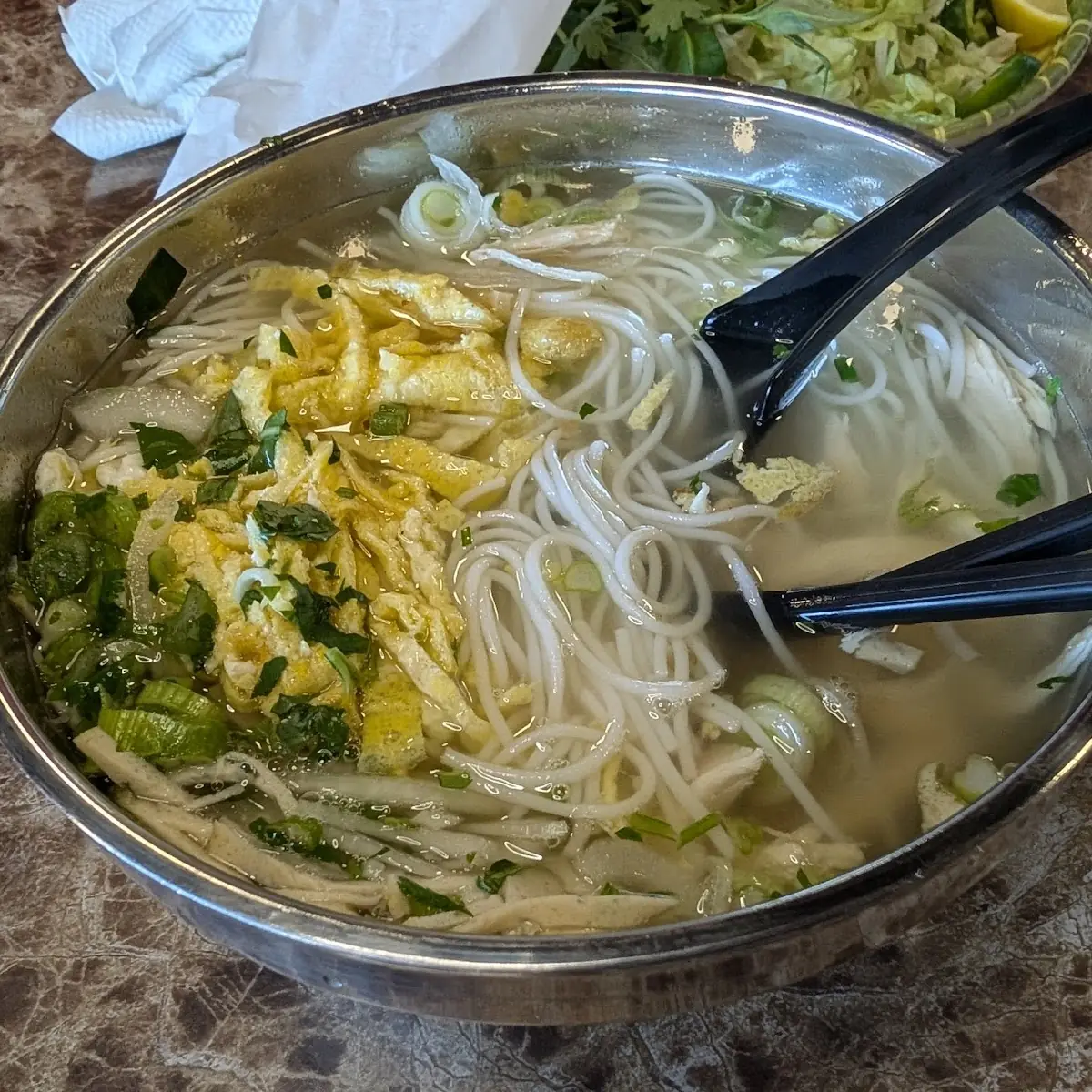 Bún Thang Shredded Pork Egg Chicken Noodle 三丝米粉